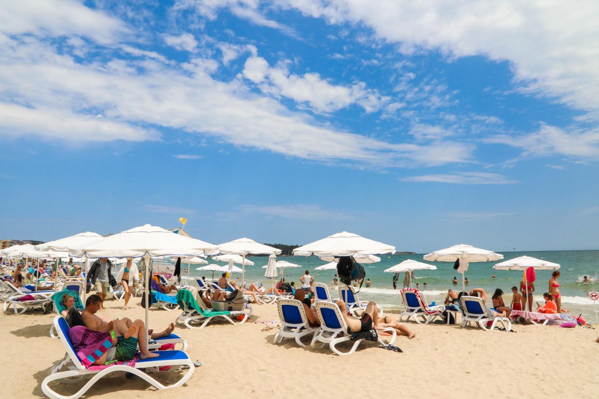 Luxury First Line Apartment With Pool By The Sea Nessebar Eksteriør billede