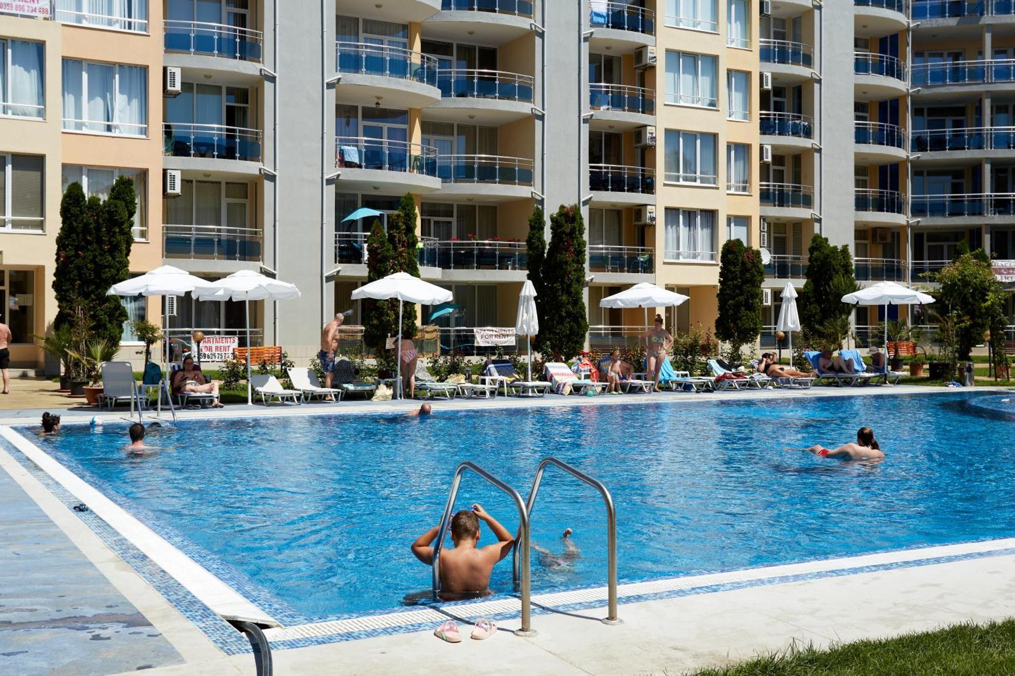 Luxury First Line Apartment With Pool By The Sea Nessebar Eksteriør billede